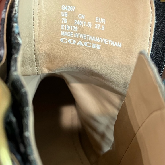 COACH Cassandra Snakeskin Bootie Size 7B VGC! - Picture 11 of 13